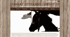 Desktop Screenshot of combatveteranscowboyup.org